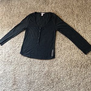 NEW condition Victoria’s Secret super soft scoop-neck henley sleep tee in size S